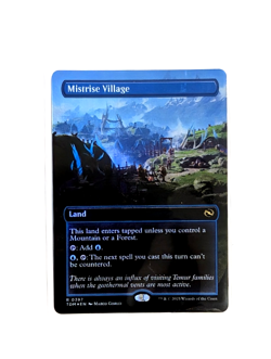 Mistrise Village R 0397 Borderless FOIL MTG Tarkir Dragonstorm TDM EN NM/M - Image 1