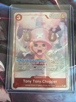 Tony Tony Chopper (Alt Art) SR OP08-007 One Piece TwoLegends NM - Image 1
