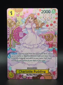 Charlotte Pudding (SP) OP03-112 Two Legends OP08 Foil NM One Piece CCG - Image 1