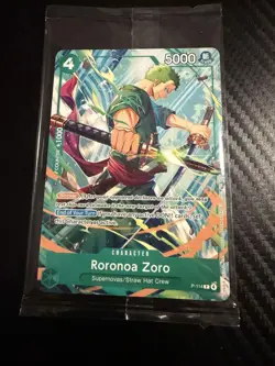 C2E2 2026 Promo One Piece TCG Roronoa Zoro P-114 English - Image 1
