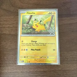 Pikachu - (Holiday Calendar) 025/165 Miscellaneous Cards & Products Holo - Image 1