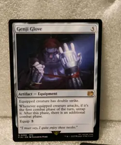 GENJI GLOVE MTG NM-M Final Fantasy 1 Regular Rare - Image 1