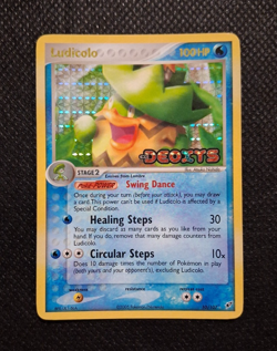 Ludicolo 10/107 EX Deoxys Reverse Holo Pokemon Card NM - Image 2