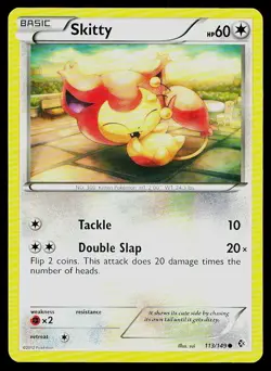 Pokemon Card Boundaries Crossed Skitty 113/149 Common - Image 1