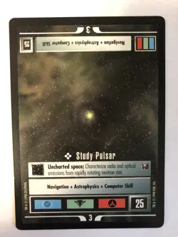 Star Trek CCG 1E Missions Study Pulsar Premium Card Starter Deck II - Image 1