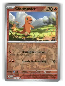 Charmander 004/165 Cosmo Reverse Holo Miscellaneous Cards Pokemon NM - Image 1