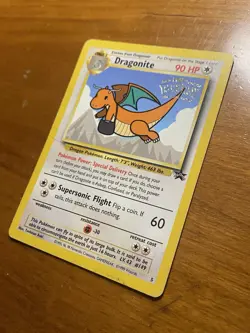 Dragonite (Movie Promo) 5 WoTC WB Stamped Black Star Promo Pokemon Card - Image 3