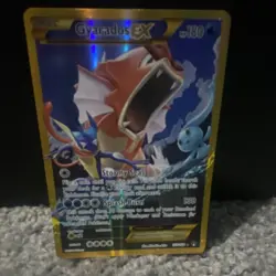 Pokemon Gyarados EX Secret Rare Holo 123/122 180 HP BREAKpoint TCG Card - Image 1