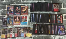 2000 WWF Raw Deal 5 Starter Decks + 300 Card Lot Stone Cold Flair Undertaker Etc - Image 1