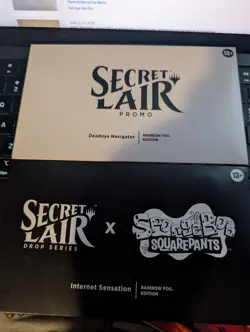 MTG SECRET LAIR X SPONGEBOB SQUAREPANTS: INTERNET SENSATION RAINBOW FOIL EDITION - Image 1