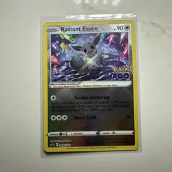 Radiant Eevee SWSH230 Sword & Shield Promo Pokemon Card - Image 1