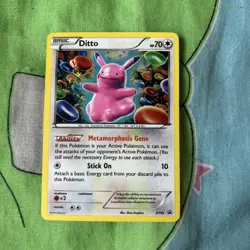 Pokemon TCG Ditto Black Star Promos Holo Card XY40 - Image 1