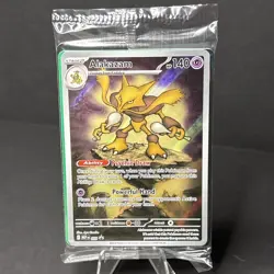 SEALED Alakazam 009 Mega Evolution Black Star PROMO Pokemon TCG Card NM - Image 1