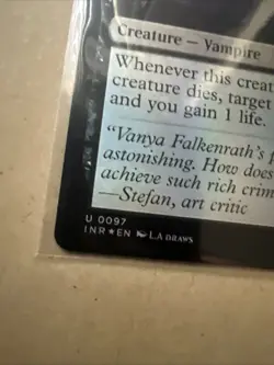 MTG Blood Artist INR 0097 U NM FOIL - Image 3