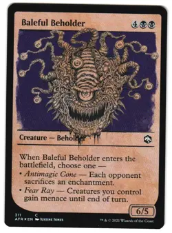 Baleful Beholder (Showcase) Foil 311 C Adventures in the Forgotten Realms MTG - Image 1