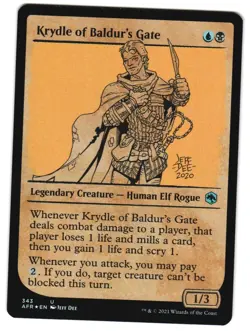 Krydle of Baldur's Gate (Showcase) Foil 343 U Adventures in the Forgotten Realms - Image 1
