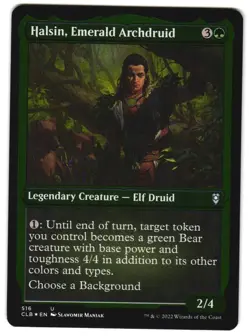 Halsin, Emerald Archdruid (Foil Etched) Foil 516 U Commander Legends: Battle for - Image 1