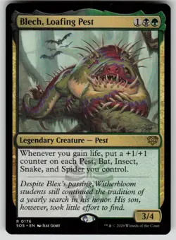 Blech, Loafing Pest Rare Secrets of Strixhaven 176 MTG Near Mint 2026 - Image 1