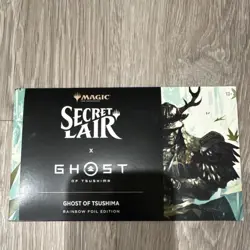 Wizards of the Coast MTG Secret Lair x Ghost of Tsushima Rainbow Foil Box 5 - Image 1