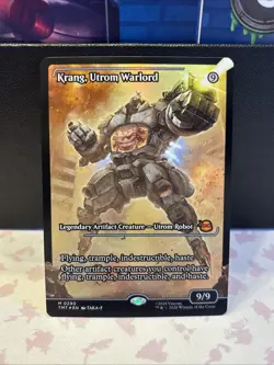 Krang, Utrom Warlord (Showcase) - NM -Teenage Mutant Ninja Turtles Foil MTG 290 - Image 1