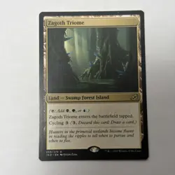 Zagoth Triome Ikoria: Lair of Behemoths Land Black Green Blue Rare 2020 259/274 - Image 1