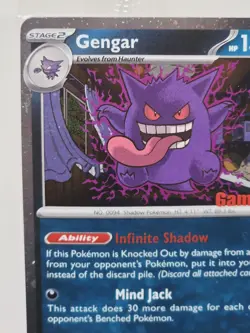 Pokemon Gengar GameStop Promo Card 050/088 ReverseHolo Pokemon TCG Perfect Order - Image 4