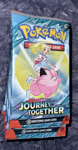 10x Pokemon Journey Together Booster Packs Lot Of 10 FACTORY SEALED 100 Cards - Image 3