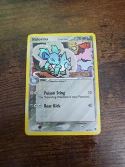 Pokemon TCG Nidorina Reverse Holo Stamped EX Dragon Frontiers Card 34/101 - Image 1