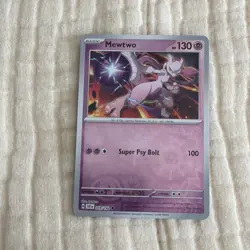 Mewtwo Reverse Holo 059/142 Stellar Crown Pokemon Card - Image 1