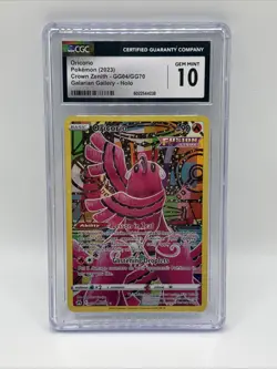 CGC 10 GEM MINT Oricorio Holo GG04/GG70 Galarian Gallery Crown Zenith Pokemon - Image 1
