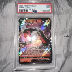 2020 Pokemon SWSH Houndoom V Darkness Ablaze #021 PSA 9 MINT (54) - Image 1