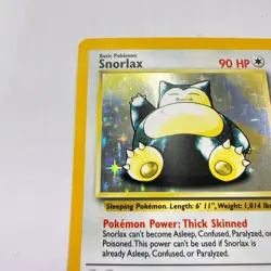 Pokemon Snorlax Jungle 11/64 Holo Rare EN Unlimited NO SYMBOL Error Vtg - Image 4