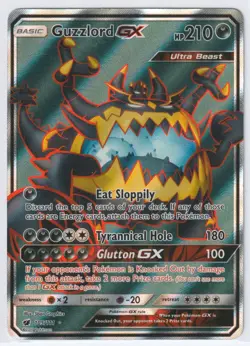 Guzzlord GX (Full Art) 105/111 SM04 Pokemon TCG Ultra Rare Holo NM-LP - Image 1