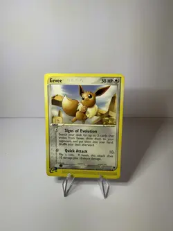 Pokemon Eevee TCG Card 63/100 Sandstorm Regular Non-Holo LP/MP - Image 1