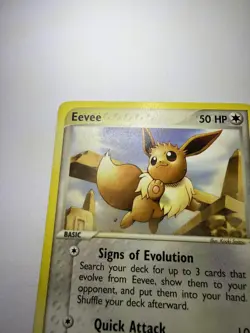 Pokemon Eevee TCG Card 63/100 Sandstorm Regular Non-Holo LP/MP - Image 3
