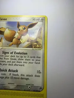 Pokemon Eevee TCG Card 63/100 Sandstorm Regular Non-Holo LP/MP - Image 5