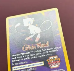 Pokemon 1999 Black Star Promo Insert Catch Mew First Movie Wizards of the Coast - Image 2