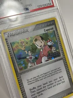 PSA 7 - Copycat Reverse Foil Stamped (#83, 2004 Pokemon EX Team Rocket Returns) - Image 3