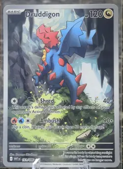 Druddigon 151/086 - White Flare - Pokemon TCG - Illustration Rare - Near Mint - Image 1