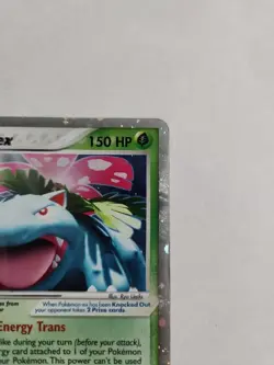 Venusaur ex 112/112 Holo Rare EX Fire Red & Leaf Green Pokemon Card - Image 5