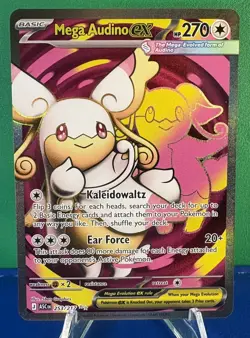 Pokemon TCG Mega Audino EX 253/217 - Ascended Heroes Ultra Rare- Near Mint - Image 1