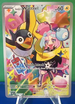 Pokemon TCG Iono's Wattrel 231/217 - Ascended Heroes Illustration Rare - NM - Image 1