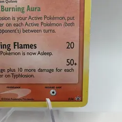 The Pokemon Company Typhlosion 034 Promo Holo 2006 Stage 2 DMG - Image 3