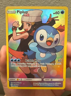 Piplup 239/236 Pokemon Cosmic Eclipse Sun & Moon Secret Rare *READ DESCRIPTION* - Image 1