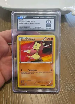 1/1 Guinness World Record Holder 2012 Pokemon Mienfoo #86 Boundaries Crossed Ity - Image 1