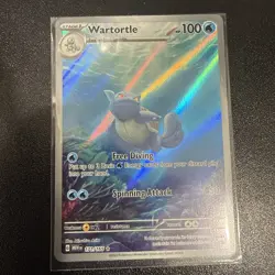 Pokemon Wartortle 171/165 Sv: Scarlet & Violet 151 IR Illustration Rare - Image 4