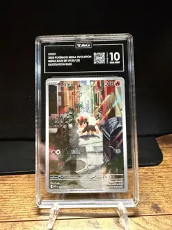 Pokemon Litleo Me01 Mega Evolution Illustration Rare Holo TAG 10 #139/132 - Image 1