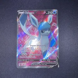 Glaceon V (Full Art) 174/203 Pokemon SWSH07: Evolving Skies Pack Fresh - Image 2