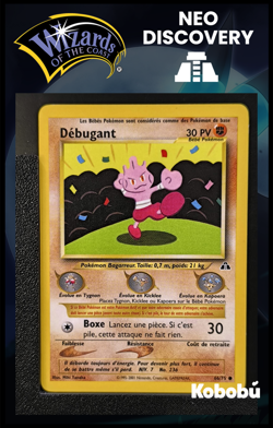 Carte Pokemon Debugant 66/75 Edition 2 Ed 2 Neo Discovery Wizards FR 1 - Image 1