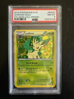 2013 Pokemon Black Star B&W Promo Sylveon Collection Set PSA 8 & 7 - Image 2